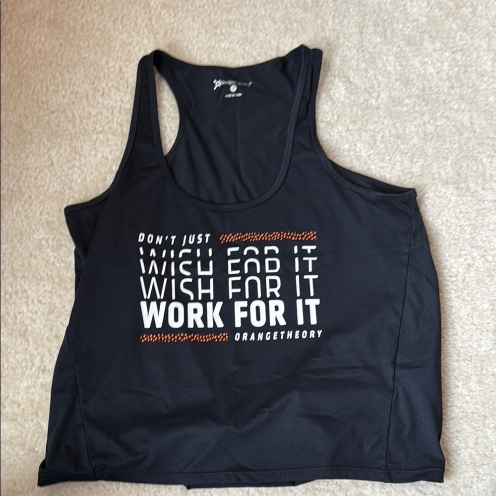 Orangetheory Black Tank Top